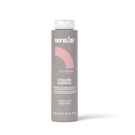Șampon Hrănitor și Protector Sensus Illumyna Color pentru Păr Vopsit și Tratat Chimic - 300ml - Păr