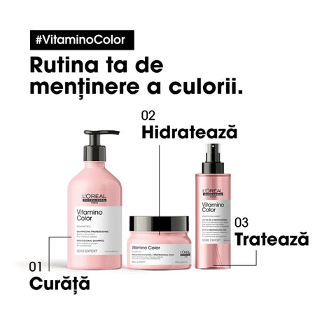Șampon L’Oréal Professionnel Vitamino Color – Protecție & Strălucire pentru Păr Vopsit cu Resveratrol - Păr