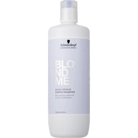 Șampon Mov Neutralizant Schwarzkopf BLONDME Bond Repair – Anti-Galben Reparare și Claritate pentru Părul Blond - 1000