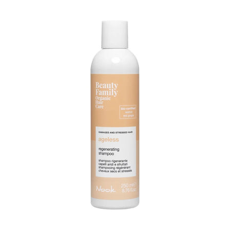 Șampon Organic Pentru Regenerarea Părului Uscat Și Deteriorat Nook Beauty Family Ageless Regenerating Shampoo 250ml