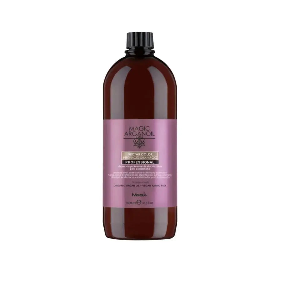 Șampon Profesional Post-Colorare Nook Magic ArganOil – Protecție Fixare și Strălucire pentru Părul Vopsit - 1000 ml