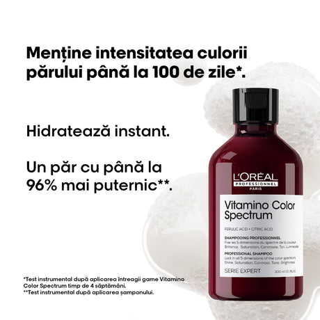 Șampon Vegan Fără Sulfați pentru Fixarea Culorii și Strălucire Intensă L’Oréal Professionnel Serie Expert Vitamino