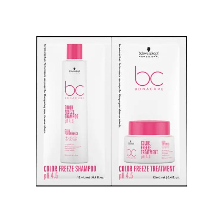 Schwarzkopf Professional Bonacure  Clean Performance Color Freeze Set Duo Șampon Si Balsam 2x12ml