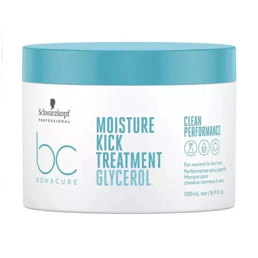 Schwarzkopf Professional Bonacure Clean Performance Moisture Kick Tratament Par Uscat Aspru 500ml