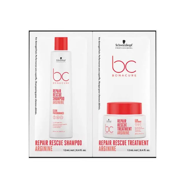 Schwarzkopf Professional Bonacure  Clean Performance Repair Rescue Set Duo Șampon Și Balsam 2x12ml
