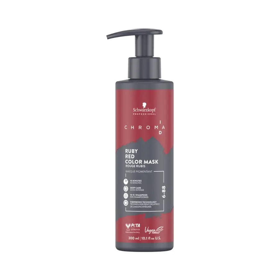 Schwarzkopf Professional Chroma ID Mască 6-88 Ruby Red 300 ml