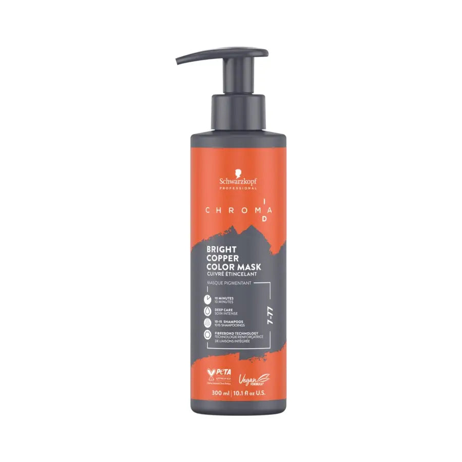 Schwarzkopf Professional Chroma ID Mască 7-77 Bright Copper 300 ml