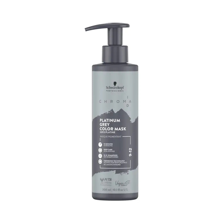 Schwarzkopf Professional Chroma ID Mască 9-12 Platinum Grey 300 ml