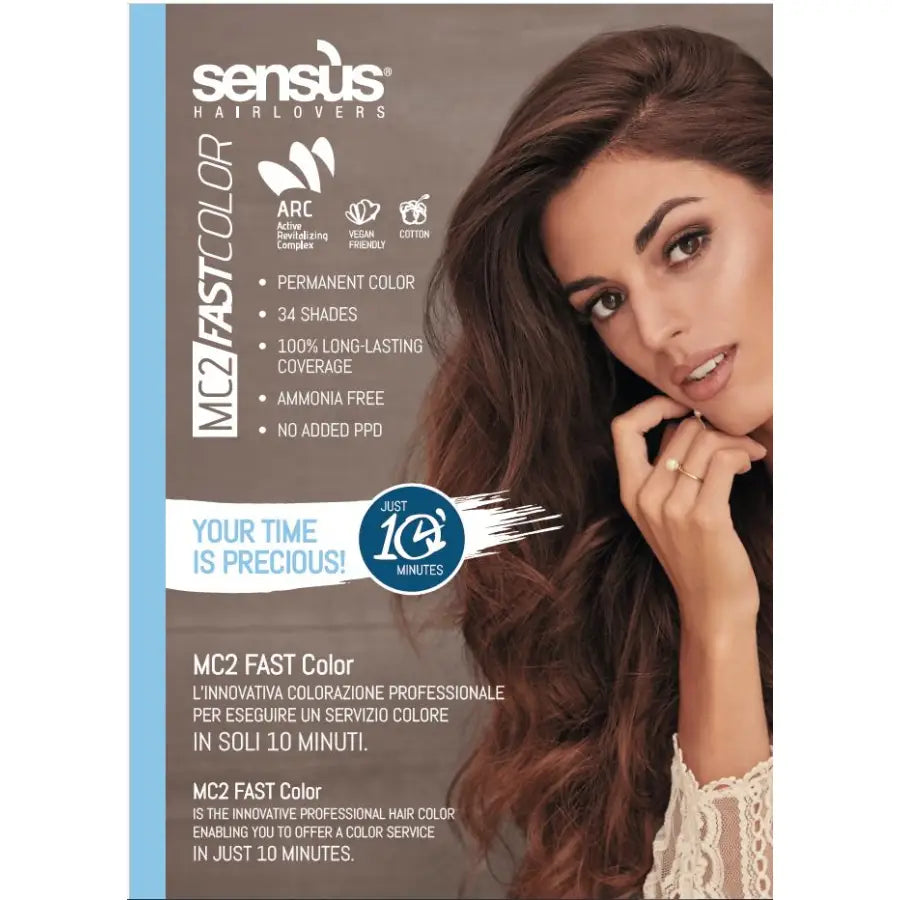 Sensus MC2 Fast Color Catalog de nuanțe 34 culori