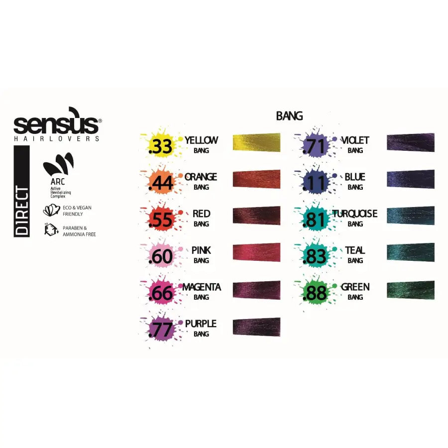 Sensus Direct Bang Catalog de nuanțe