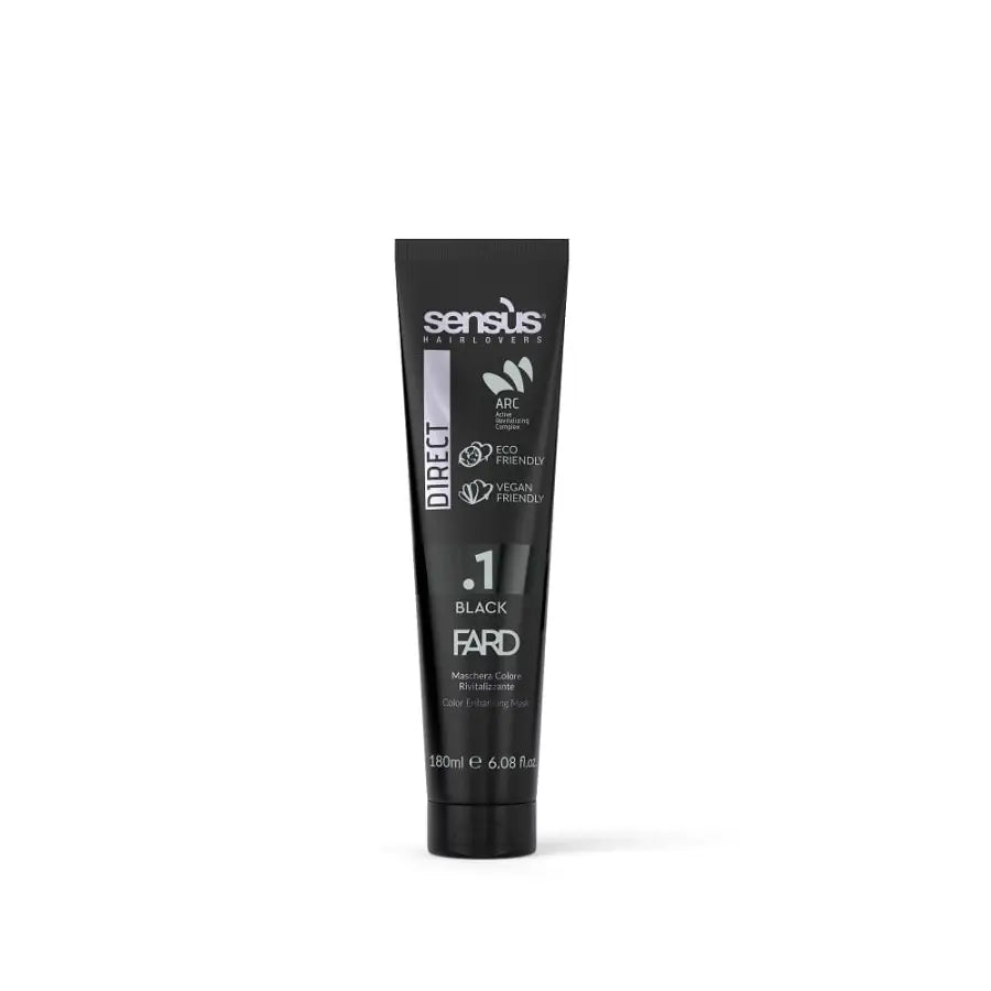 Sensus Direct Fard Mască Colorantă De Păr - 180 ml / 1 BLACK-NEGRU - Păr
