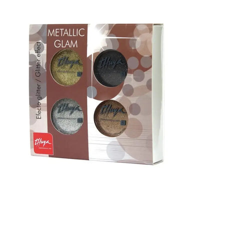 Set De 4 Buc Pulbere Acrilice Thuya Metal Glam - Manichiură / pedichiură