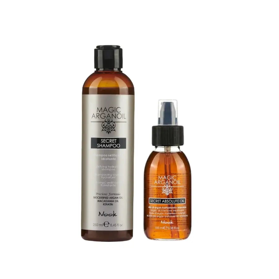 Nook Magic Arganoil Secret Set șampon și ulei de argan 2 buc