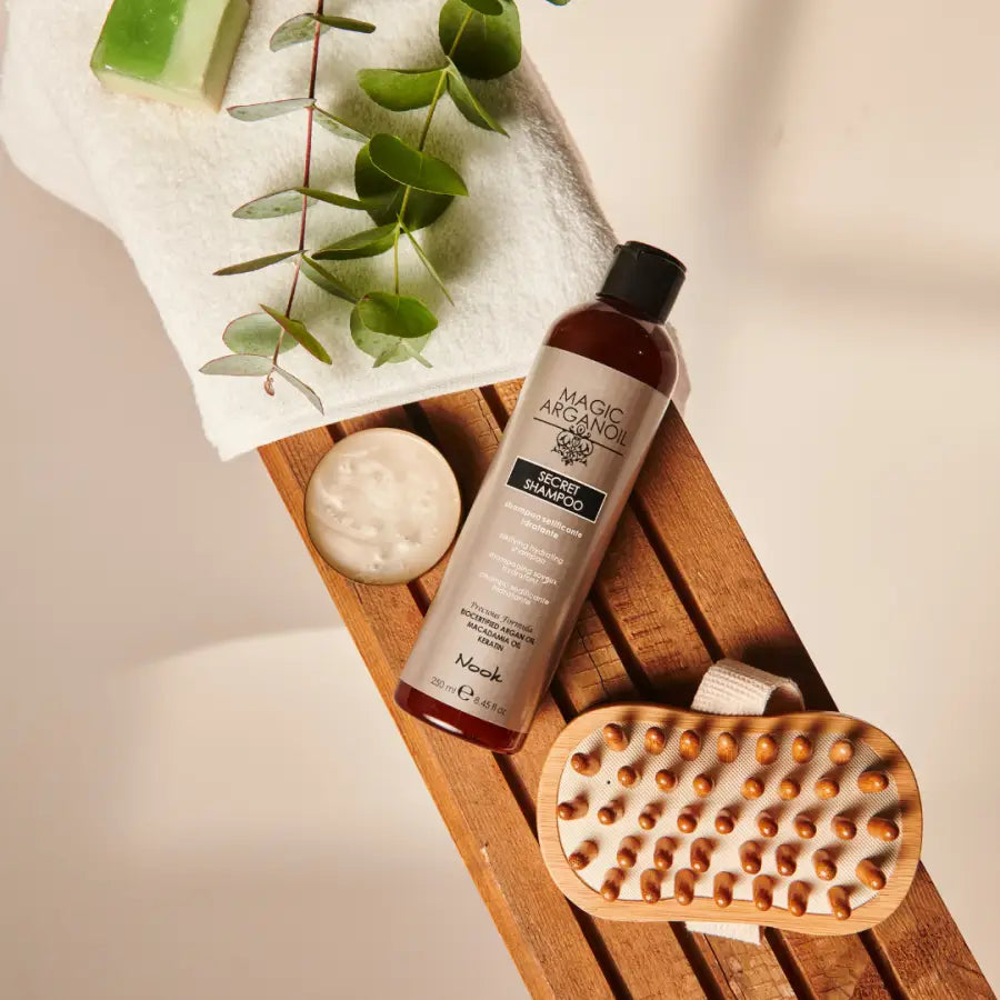 Nook Magic Arganoil Secret Set șampon și ulei de argan 2 buc