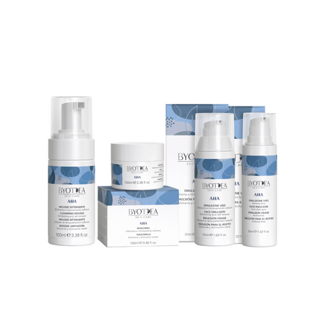 Set Îngrijire Ten Byotea AHA – Luminozitate Uniformizare și Exfoliere Delicată pentru Toate Tipurile de Ten - Ten