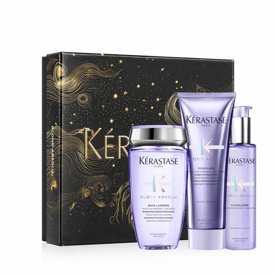 Kérastase Blond Absolu Set Fondant Holiday șampon balsam și ser