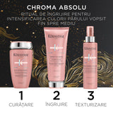 Set Kérastase Chroma Absolu Fondant Holiday 2024 Șampon Hrănitor 250ml + Balsam de păr 200ml + Serum Chroma