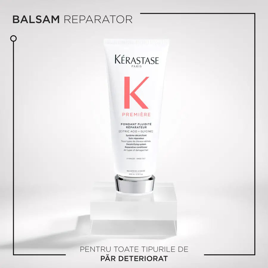 Set Kérastase Première Fondant Holidays 2024 Tratament Pre-Șampon Reparator 250ml + Șampon 250ml + Balsam 200ml - Păr