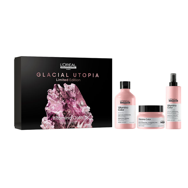 Set L’Oreal Professionnel Serie Expert Vitamino Color pentru Menținerea Culorii Părului Țampon 300 ml + Mască