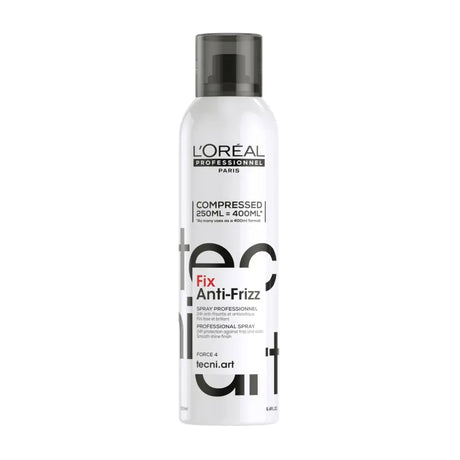 Spray Profesional de Fixare L’Oréal Professionnel Tecni.Art Fix Anti-Frizz 250ml– Protecție 24h împotriva Frizz-ului și