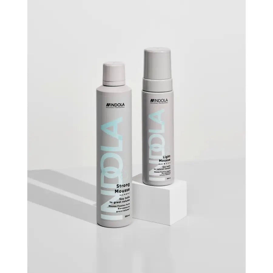 Spumă pentru Fixare Puternică și Volum de Durată Indola Strong Mousse 200ml - Păr