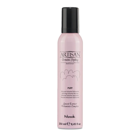 Spumă pentru Volum cu Extract de Semințe de In Fără Efect Încărcat al Părului Nook Artisan Puff 250ml - 250 ml - Păr