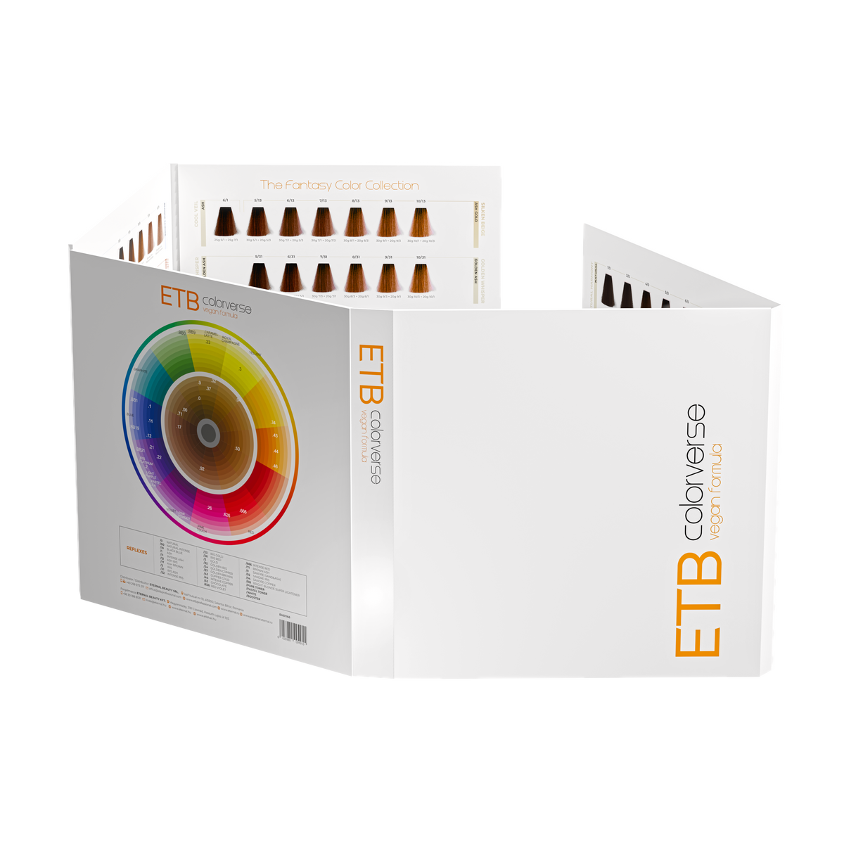 ETB Hair Colorverse Catalog de culori 117 nuanțe
