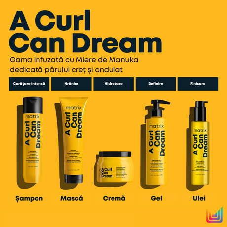 Ulei Profesional pentru Definirea Buclelor Matrix A Curl Can Dream – Hidratare & Strălucire fără Încărcare 150ml - Păr