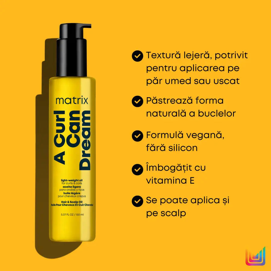 Matrix A Curl Can Dream Lightweight Oil Ulei de păr 150 ml