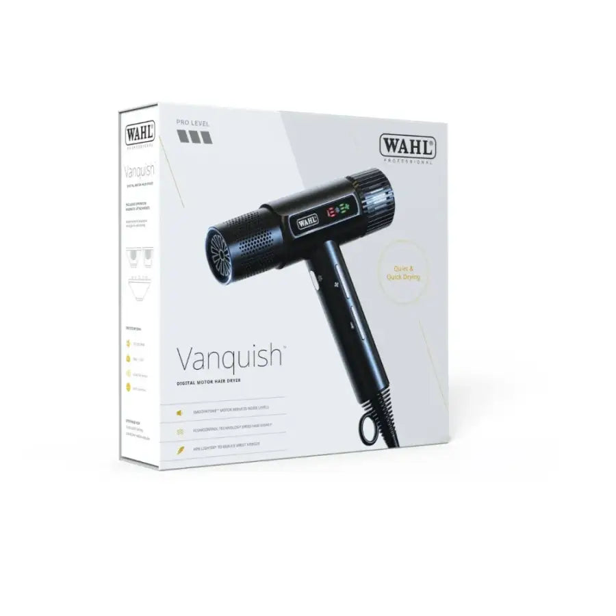 Uscător de Păr cu Motor BLDC Avansat și Tehnologie de Control al Fluxului Wahl Vanquish Digital - Aparatură