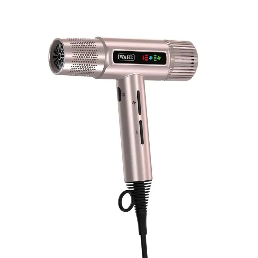 Uscător de Păr cu Motor BLDC Avansat și Tehnologie de Control al Fluxului Wahl Vanquish Digital - Rose Gold - Aparatură
