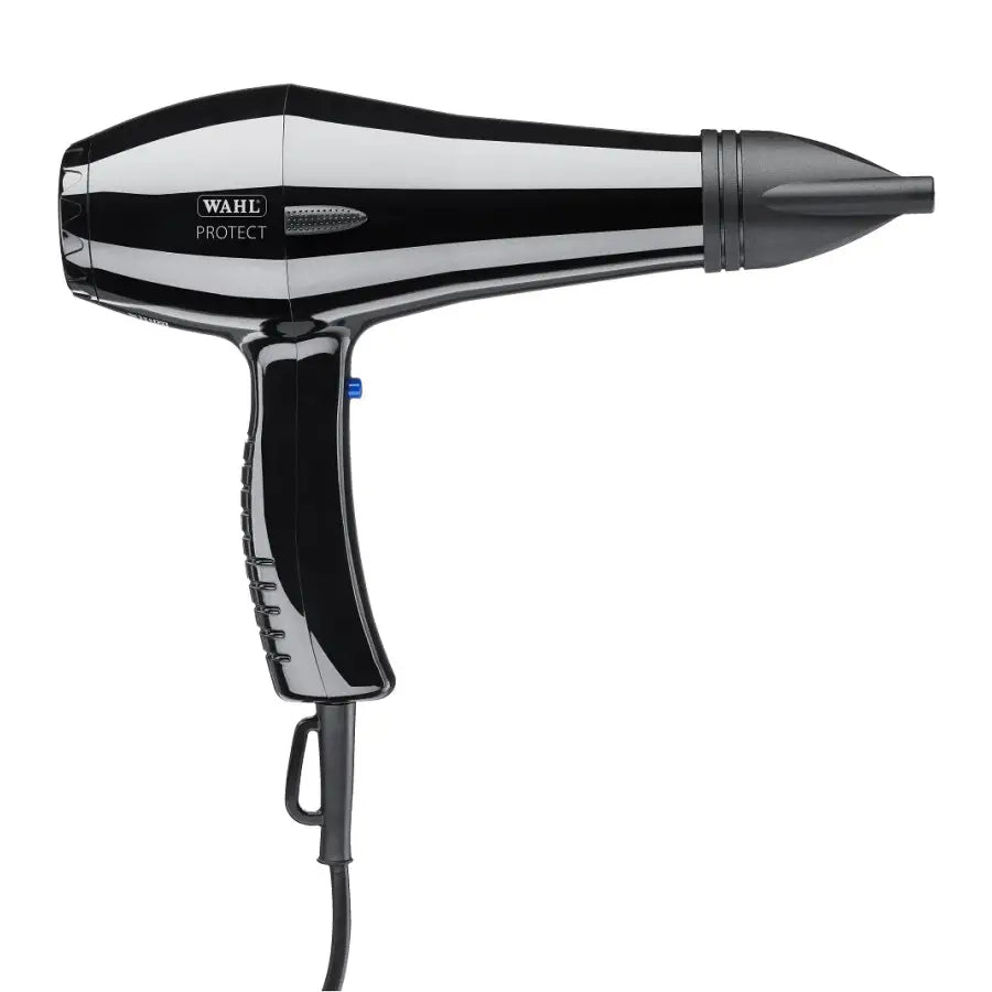 Uscător De Păr Profesional Wahl Protect 1500W Negru Cu 2 viteze Și 3 Niveluri De Căldură - Aparatură