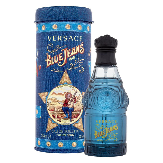 Versace Blue Jeans Man EDT – Parfumul Clasic cu Energie Răcoritoare 75ml - Parfumuri