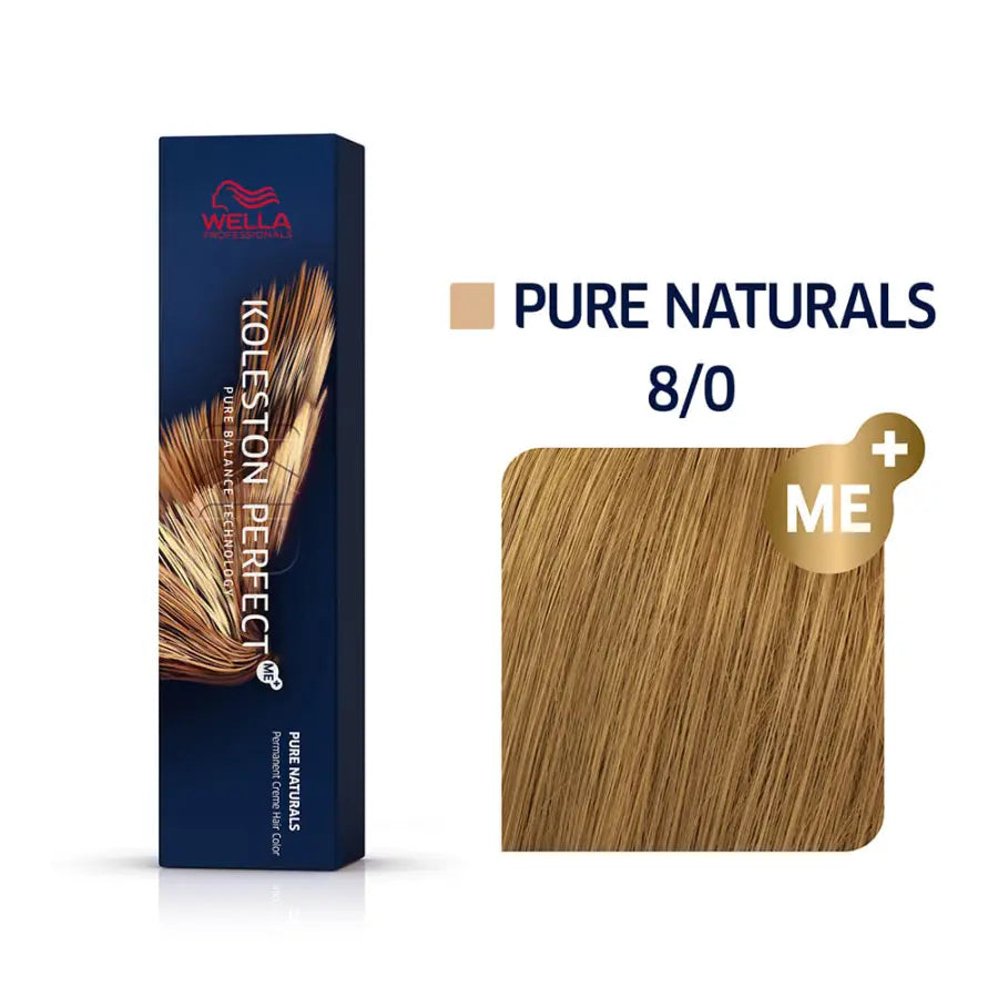 Wella Koleston Perfect Me + Pure Naturals 8/0 60ml