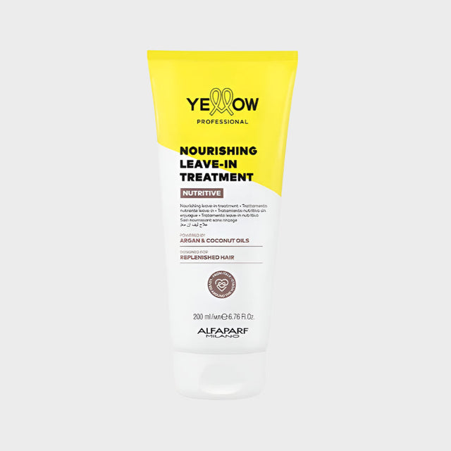 Tratament Leave-in pentru Păr Uscat Yellow Nourishing Leave-In Treatment cu Ulei de Cocos și Argan 200ml