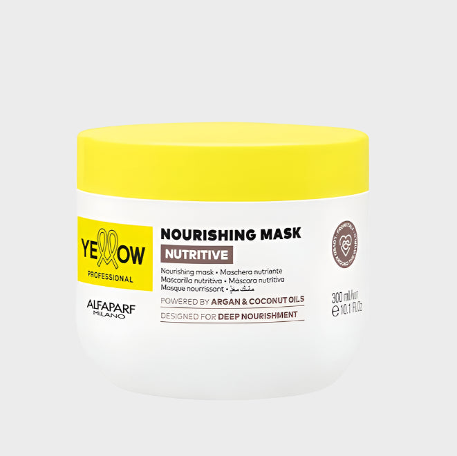 Mască Hrănitoare pentru Păr Uscat Yellow Nourishing Mask cu Textură Bogată și Rezultat Strălucitor - 300ml - Păr