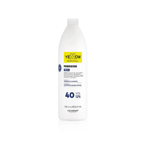 YELLOW Peroxide Tech + 12% 40Vol– Emulsie Oxidantă Profesională pentru Colorare Uniformă și Strălucitoare - 1000 ml