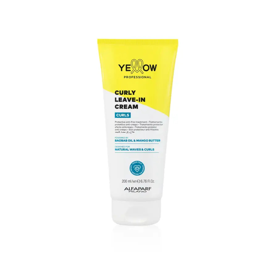 Yellow Professional Curls Cremă Leave-In pentru Definirea Buclelor– Protecție Hidratare și Control Anti-Frizz - 200 ml