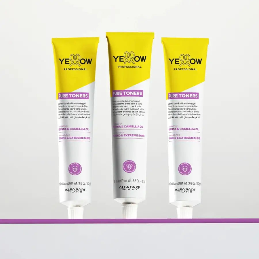 Yellow Pure Toners Toner demi-permanent nuanțe nisip și mat 100 ml