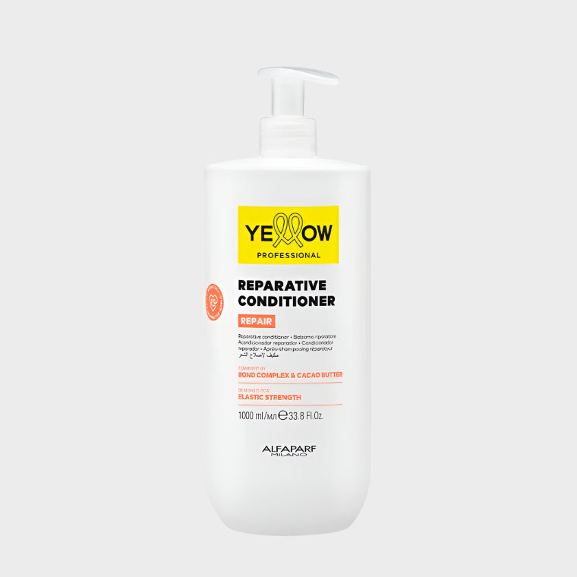 Balsam Reparativ pentru Păr Deteriorat Yellow Reparative Conditioner cu Unt de Cacao Și Bond Complex