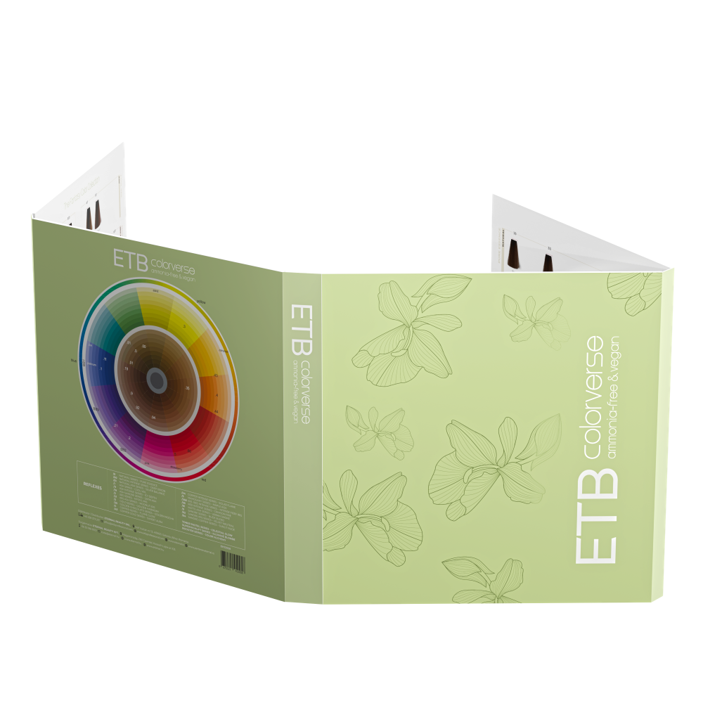 ETB Hair Colorverse Catalog de culori fără amoniac 70 nuanțe